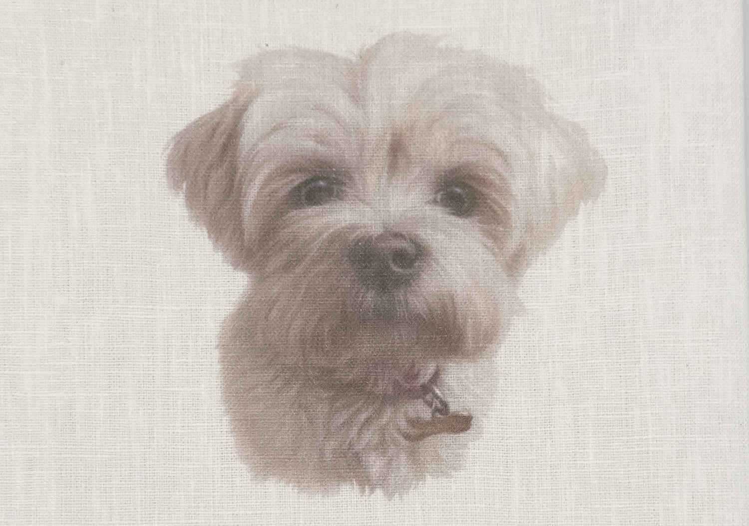 Shih Tzu Linen Tissue Box Cover - Thumbnail 5