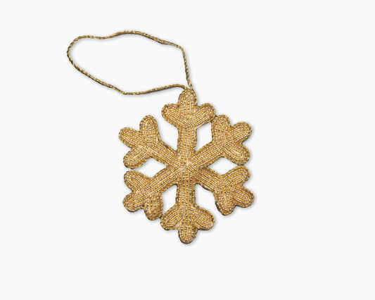 Snowflake Gold Ornament