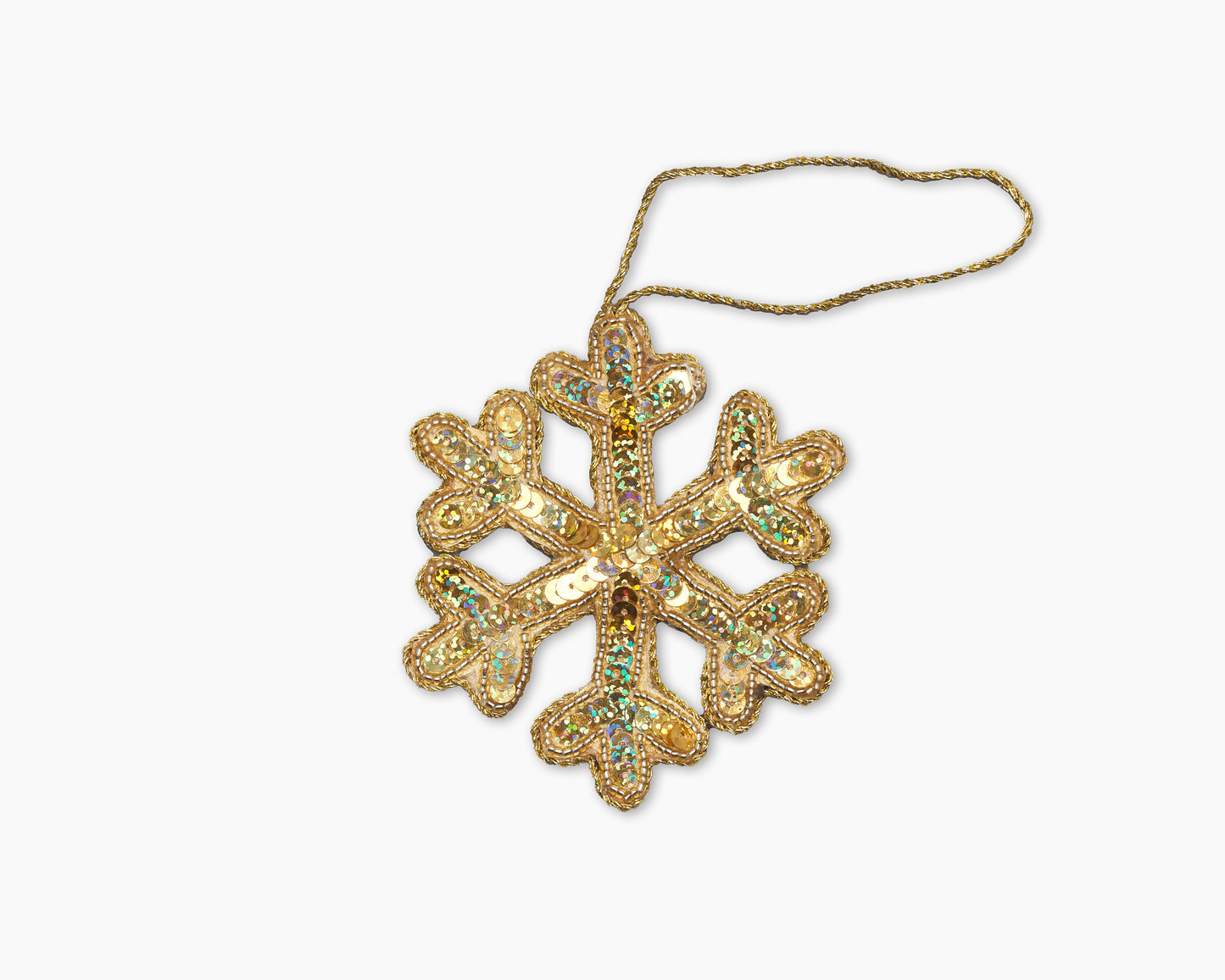 Snowflake Gold Ornament