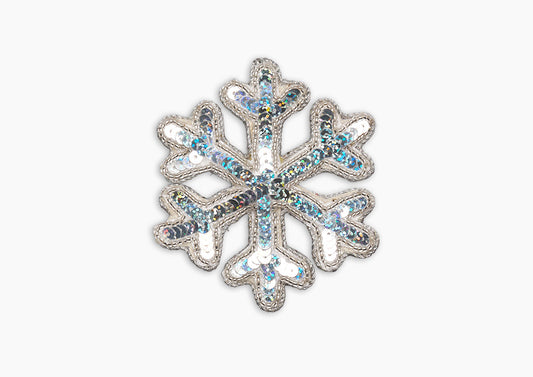 Snowflake Silver Ornament