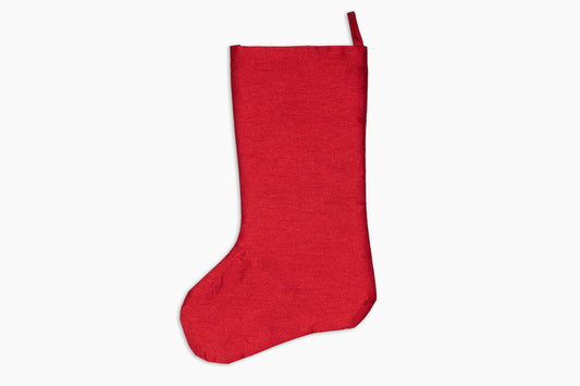 Gold Tree on Red Stocking