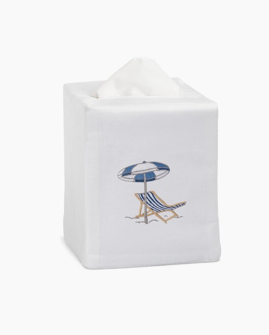 Beach Chair Modern Tissue Box Cover