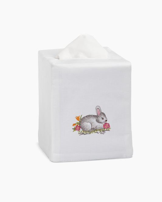 Bunny Gray Tissue Box Cover