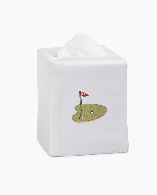 Golf Tee Tissue Box Cover