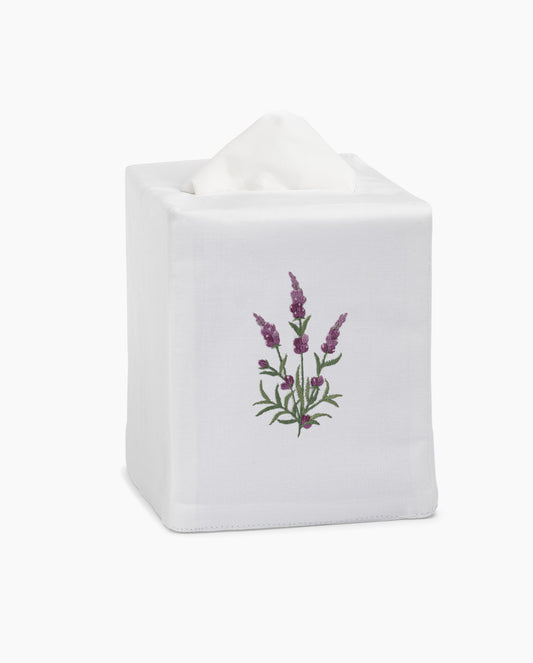Lavender Botanical Tissue Box Cover