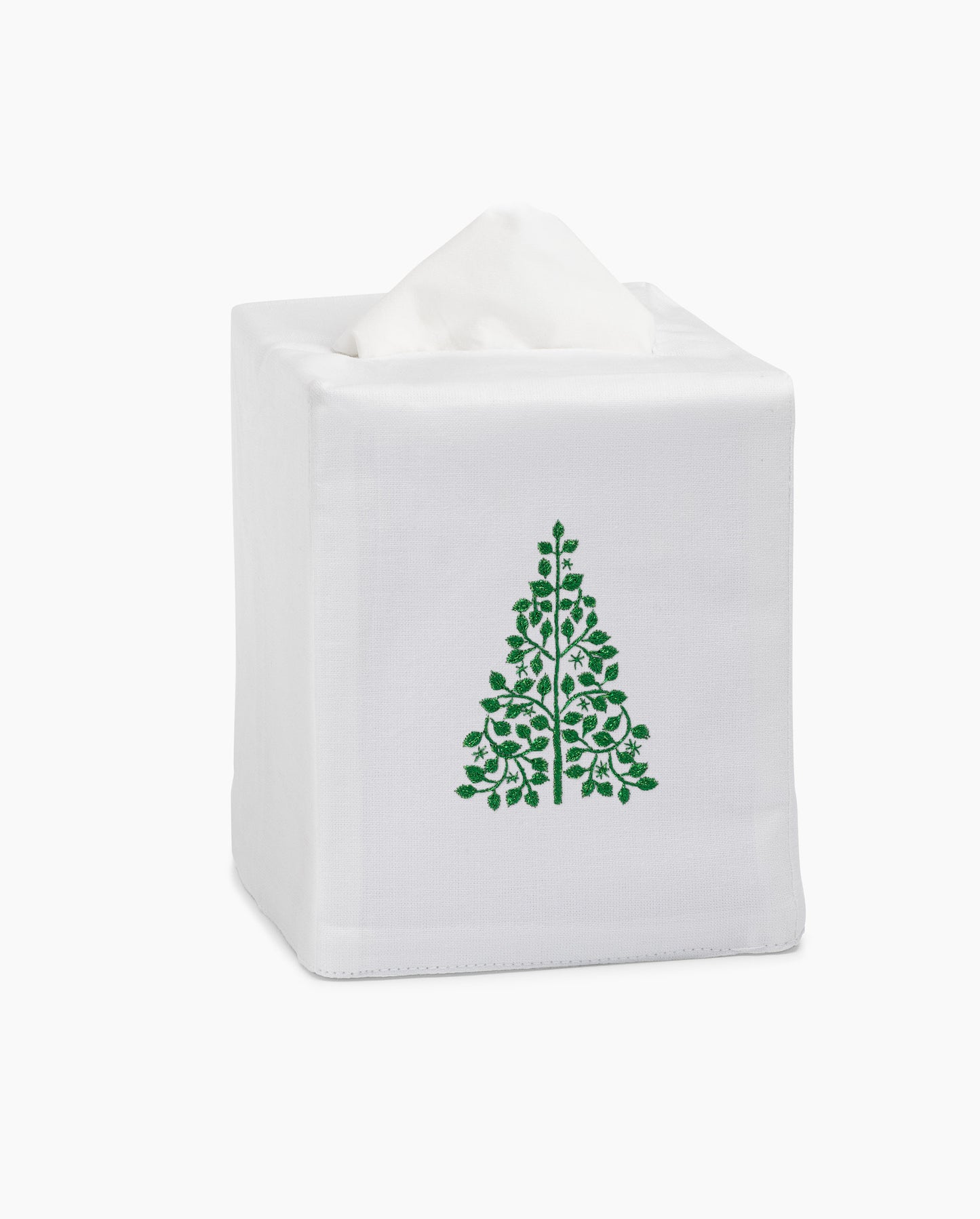 Mod Tree Green Tissue Box Cover