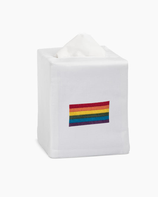 Pride Flag Tissue Box Cover