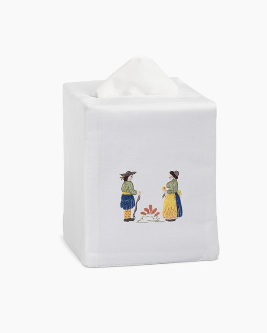 Quimper Tissue Box Cover