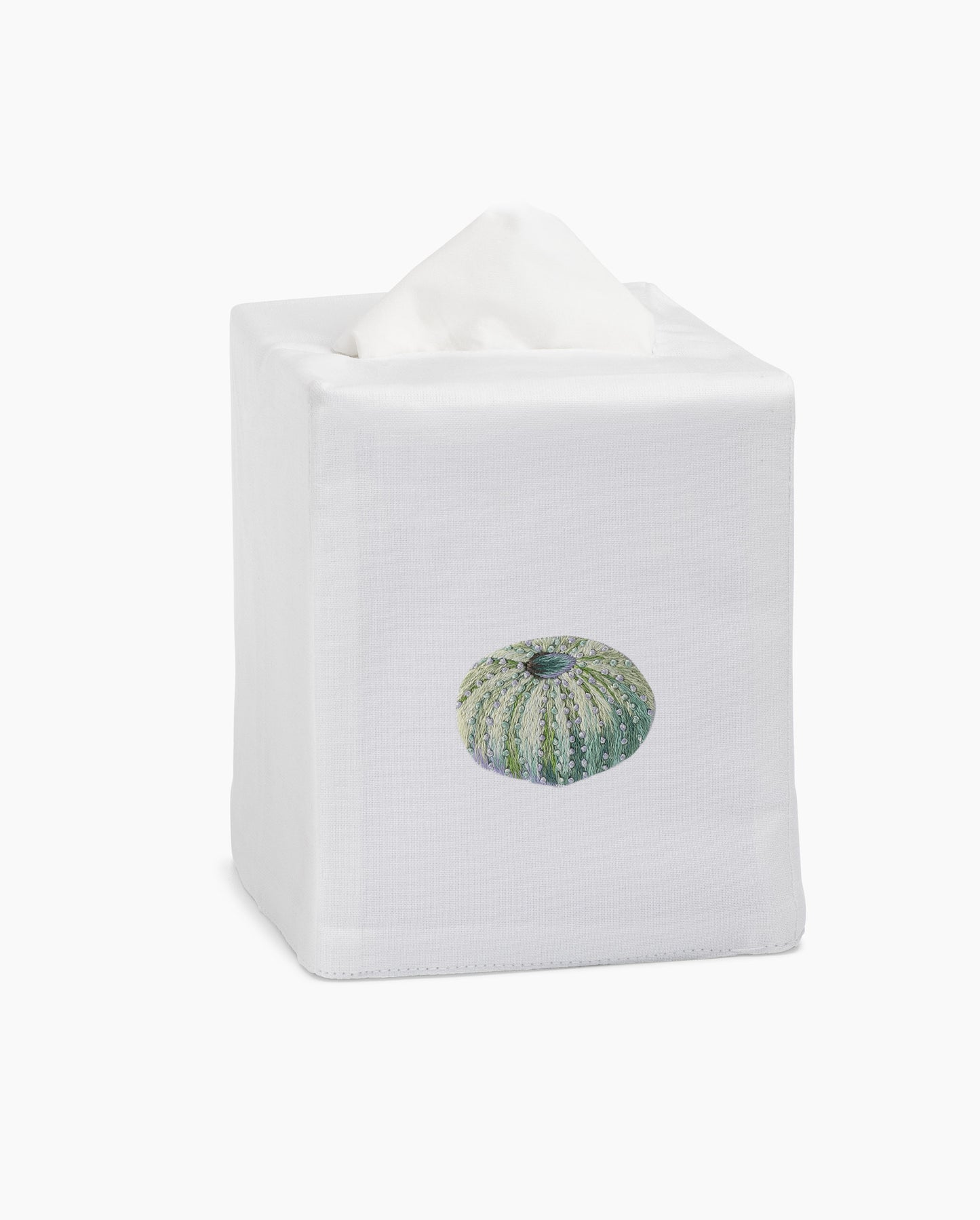 Urchin Teal Tissue Box Cover