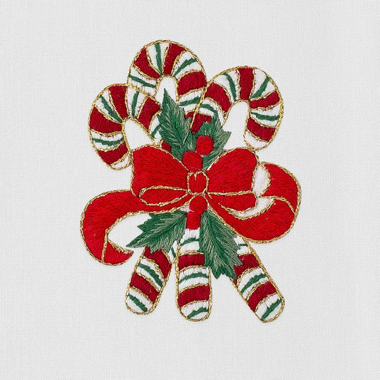 Candy Canes Hand Towel