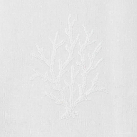 Coral Knot White Hand Towel