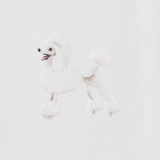 Dog Poodle Hand Towel