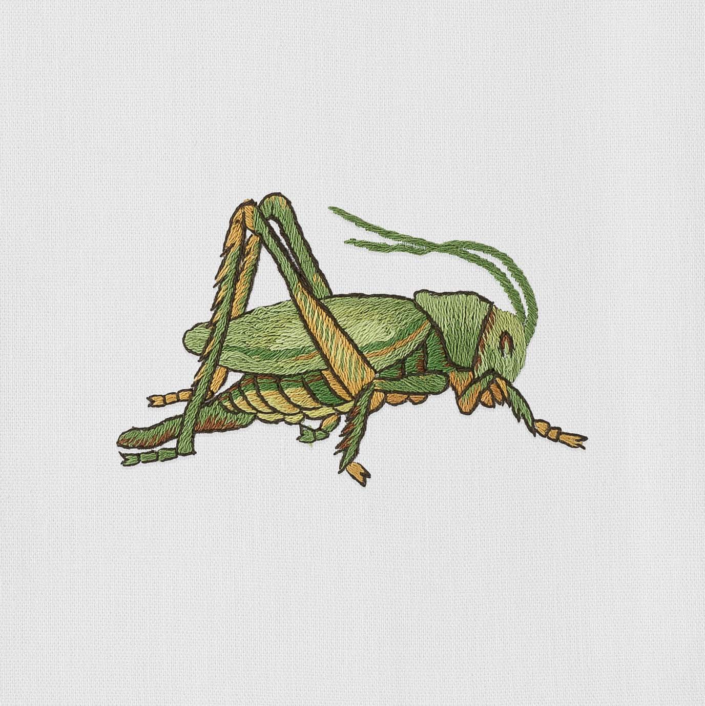 Henry Handwork Grasshopper Hand Towel - Thumbnail 4