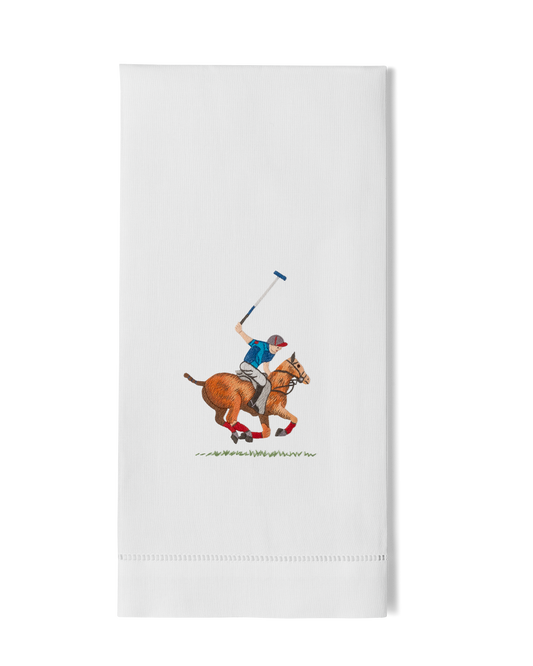 Polo Player Hand Towel - SAMPLE