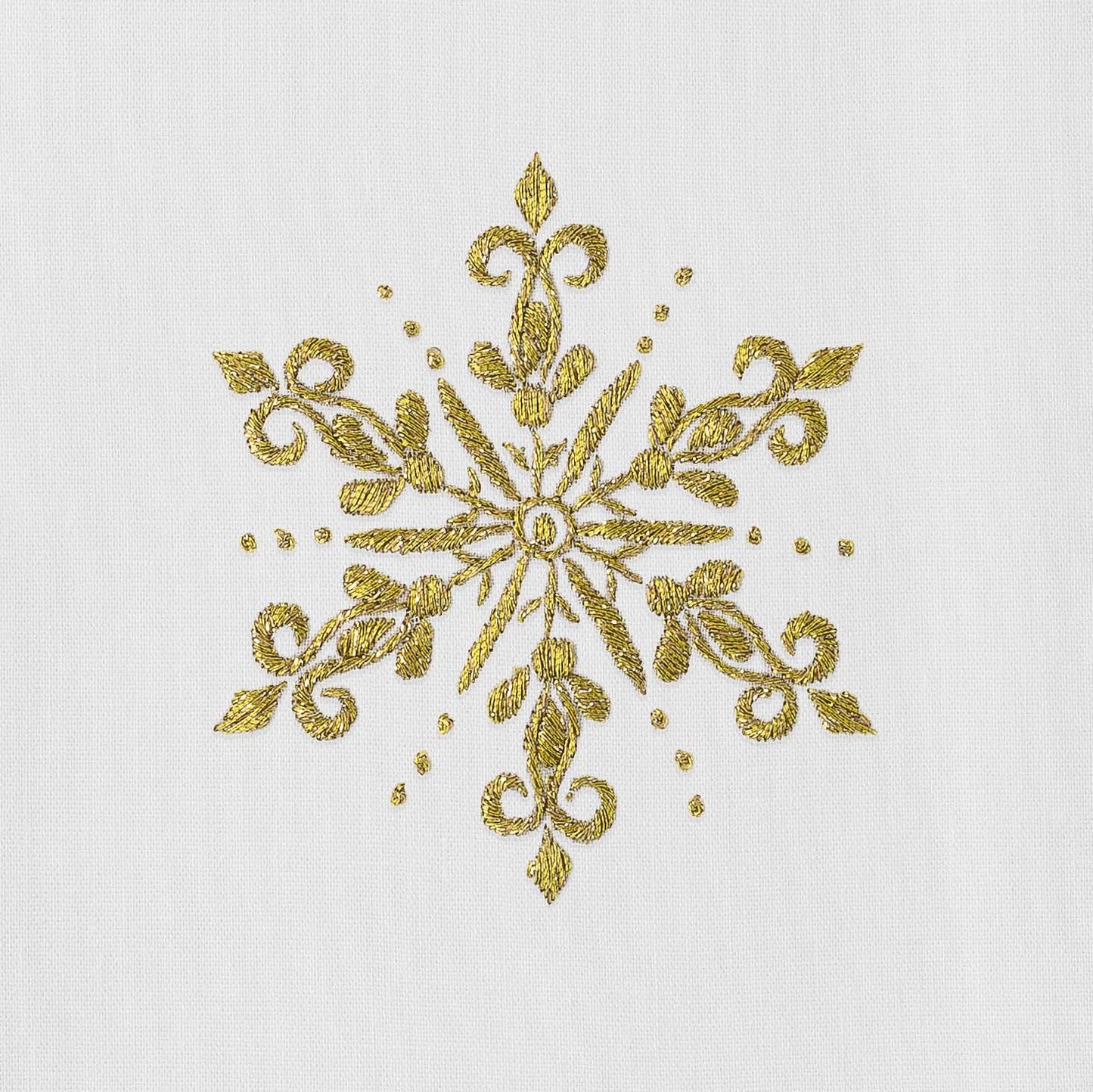 Snowflake Gold Napkin