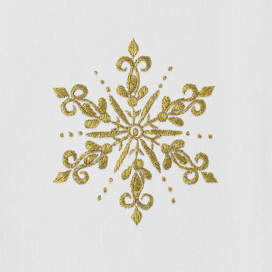 Snowflake Gold Napkin