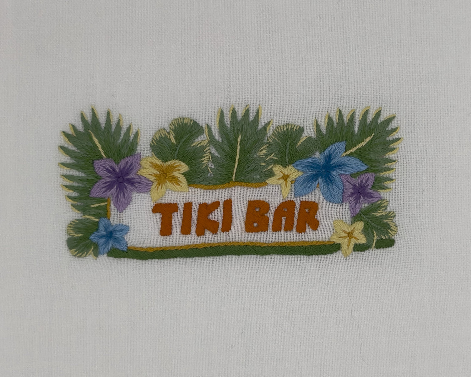 Image of a Henry Handwork Tiki Bar motif.