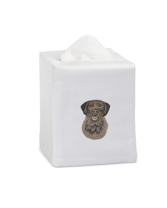 Black Lab Tissue Box Cover