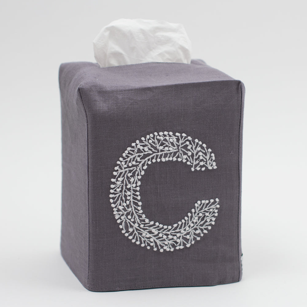 Monogram Twig Tissue Box