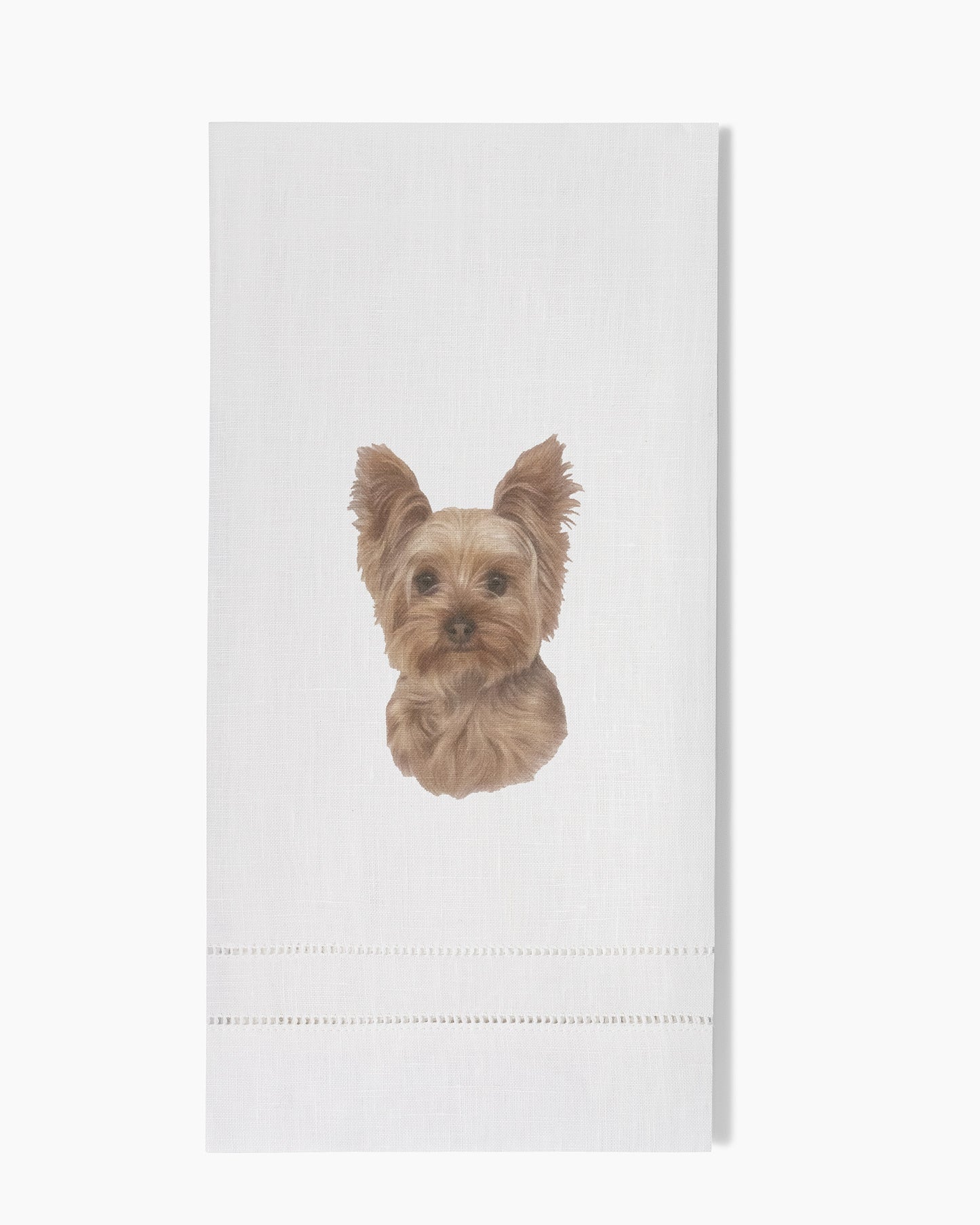 Yorkshire Terrier Linen Hand Towel