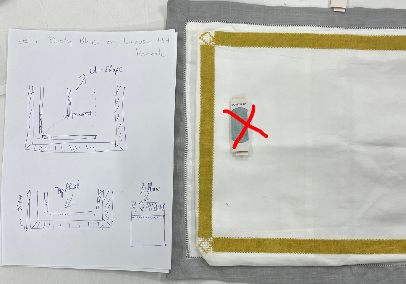 BERLIN — CIEL (Haze) on White Percale