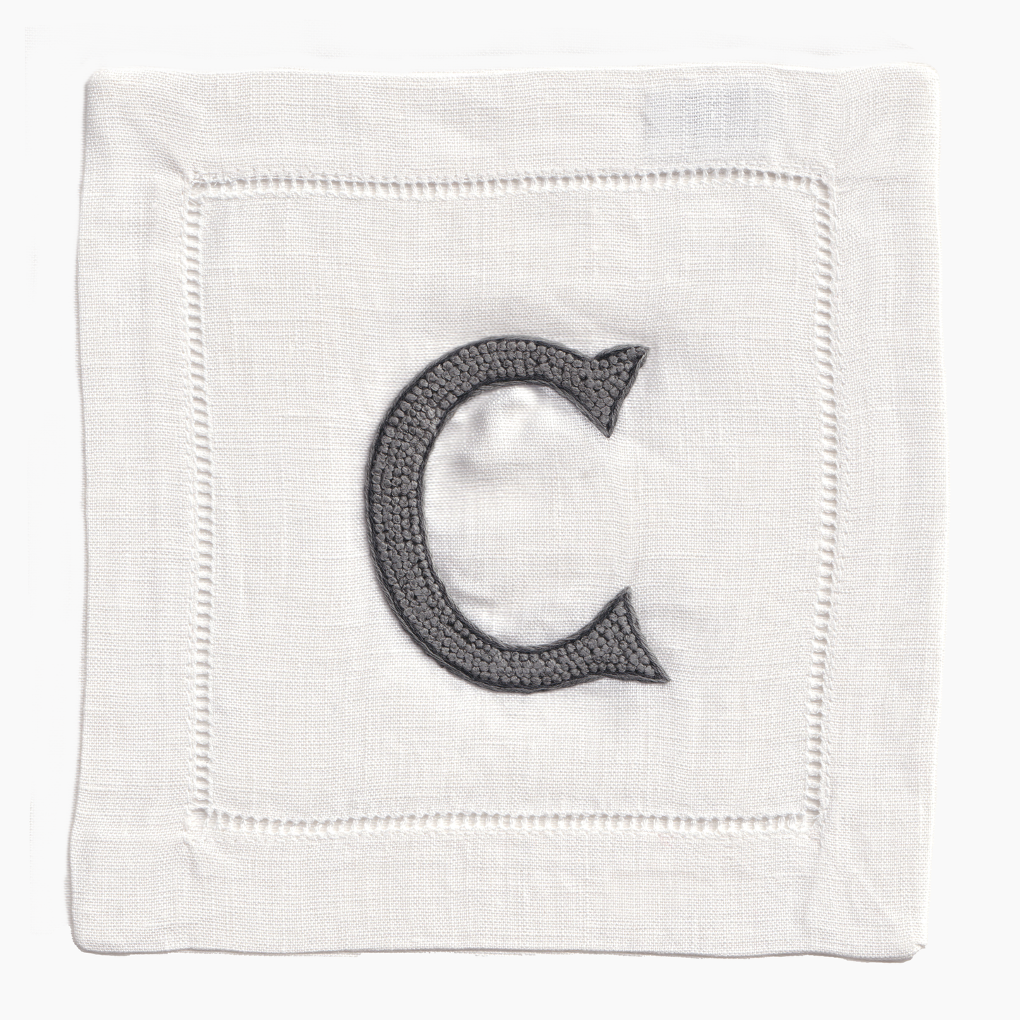 Nouveau Monogram Cocktail Napkins C - (Set of 4)