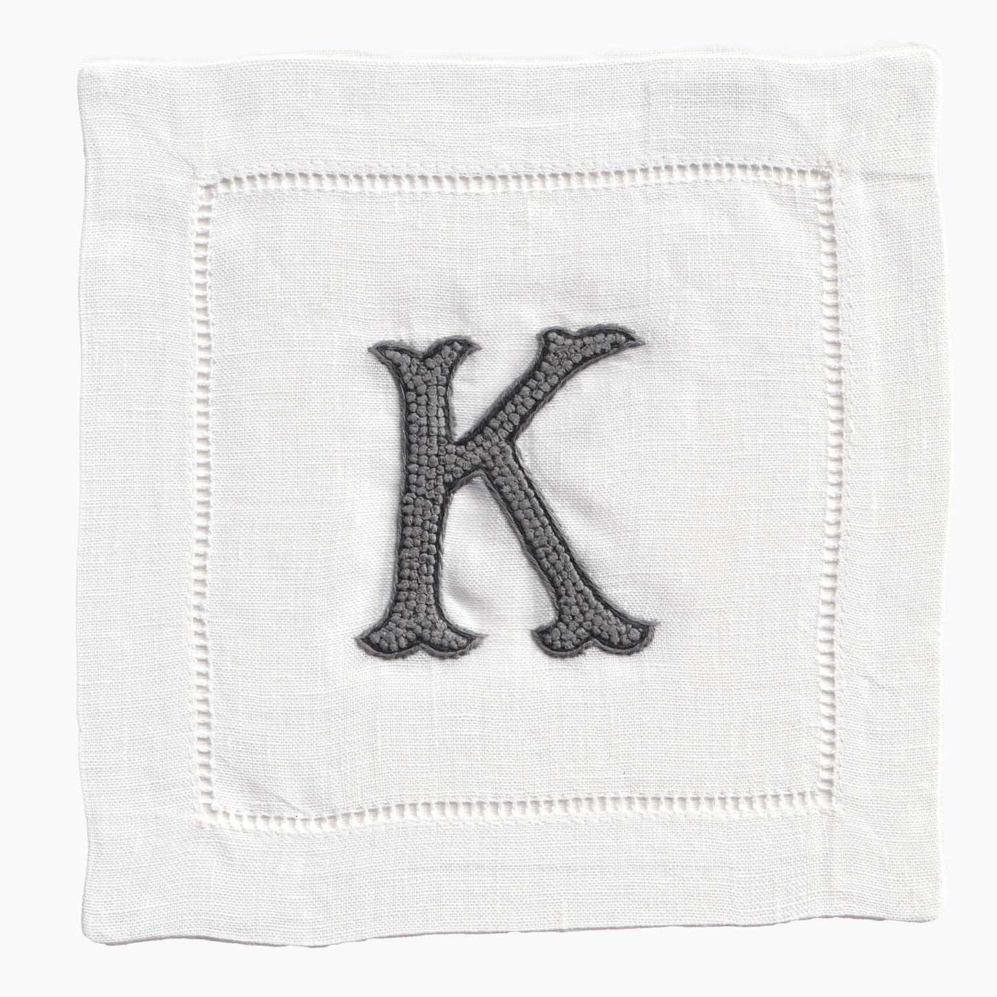 Nouveau Monogram Cocktail Napkins K - (Set of 4)