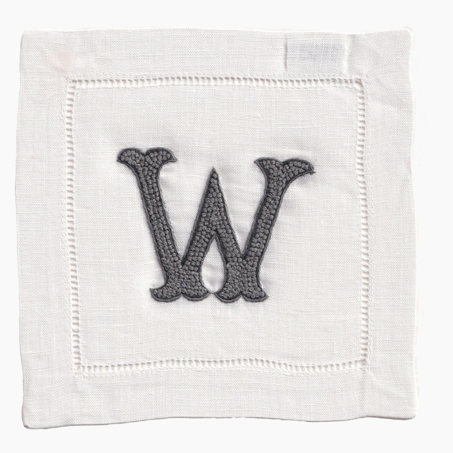 Nouveau Monogram Cocktail Napkins W - (Set of 4)