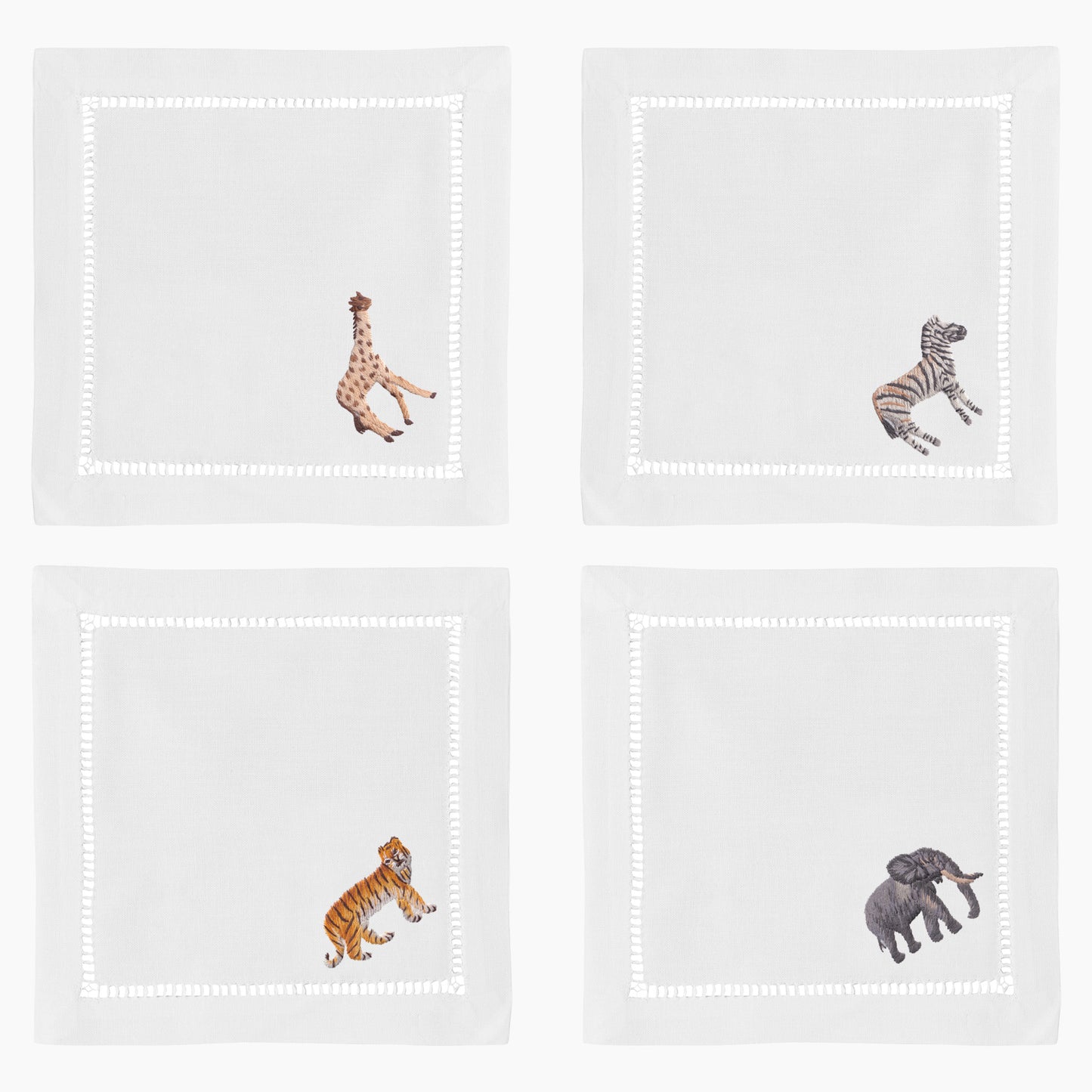 African Animals Mixed Cocktail Set