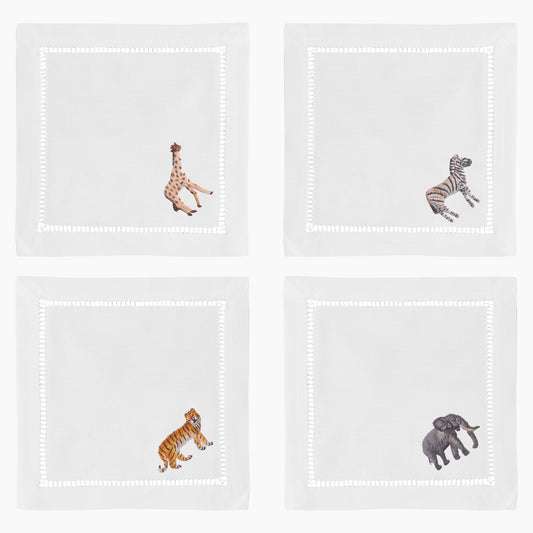 African Animals Mixed Cocktail Set