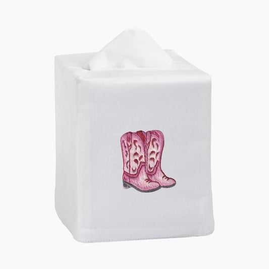 Cowgirl Boots Tissue Box Cover