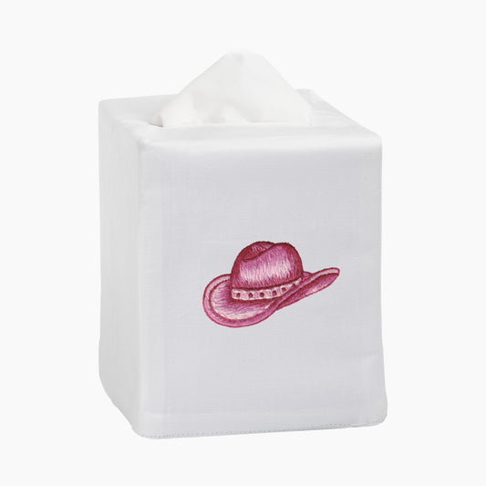 Cowgirl Hat Tissue Box Cover