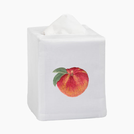 Peach Tissue Box Cover