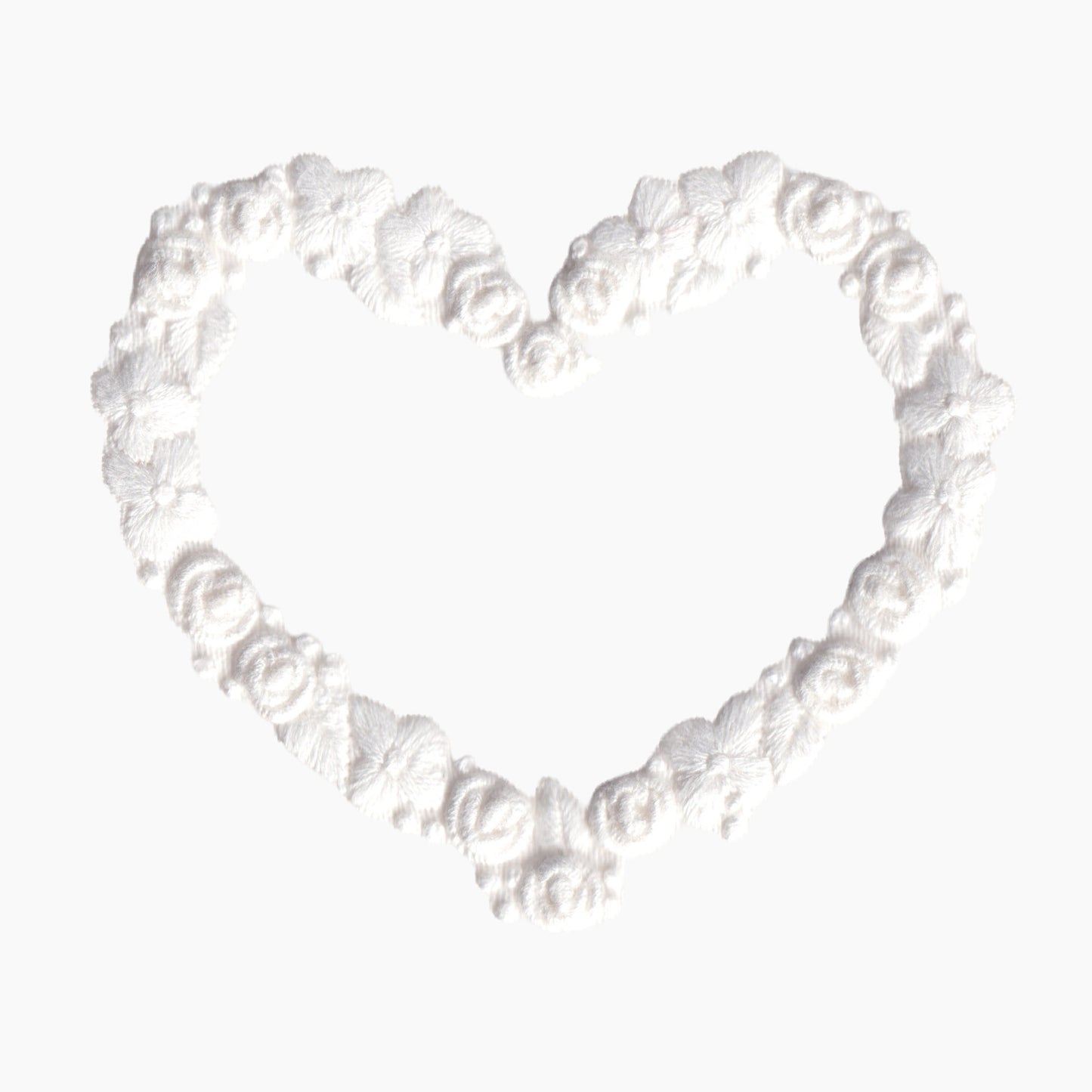 Flower Heart White Sachet