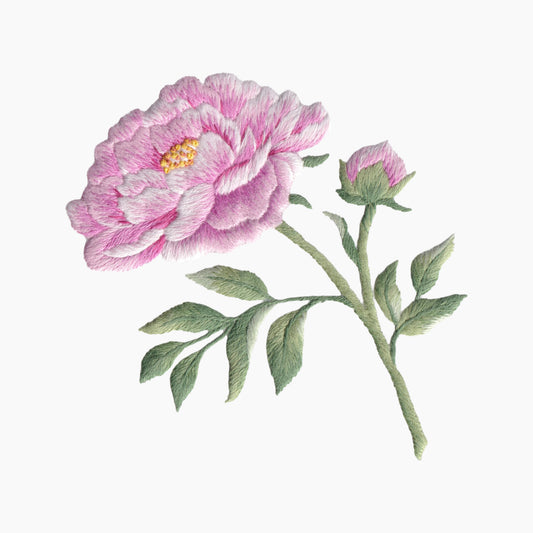 Peony Stem Towel