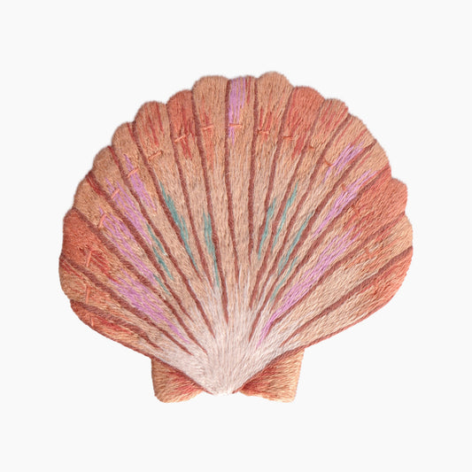 Shell Scallop Blush Tissue Box Cover