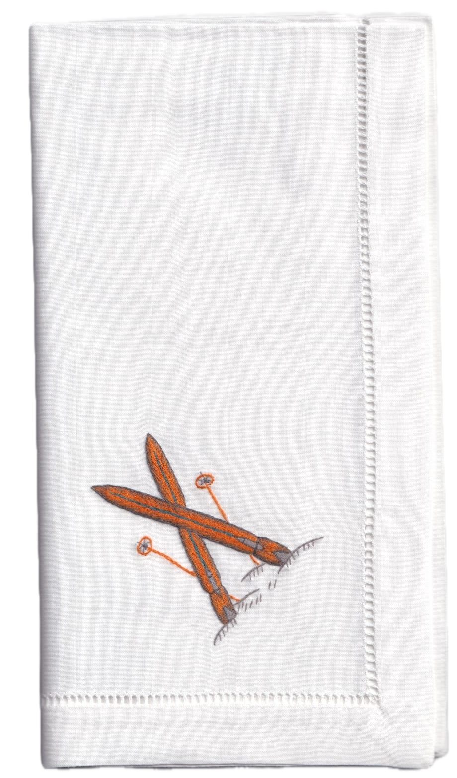 Vintage Skis Napkin