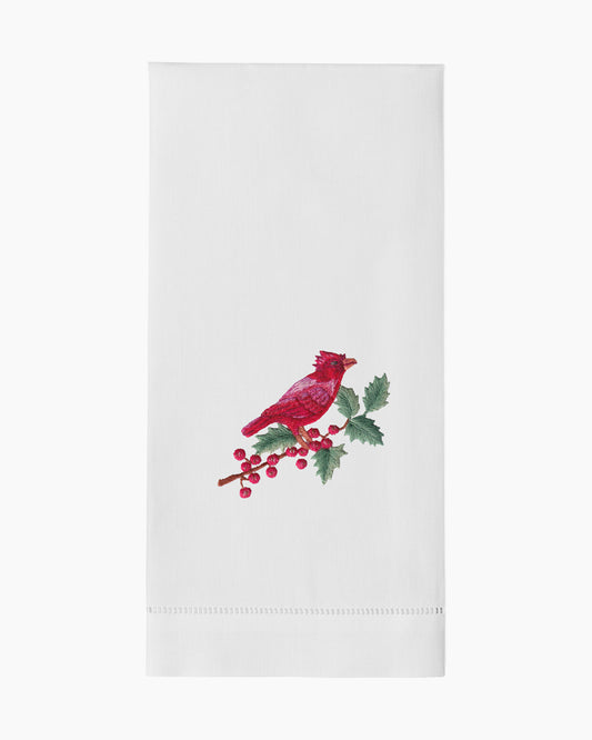 Cardinal Holly Towel