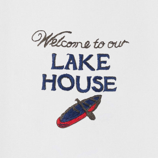 Welcome to our Lake House Towel