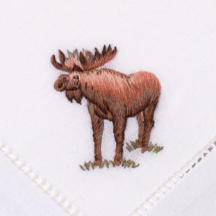 an embroidered moose