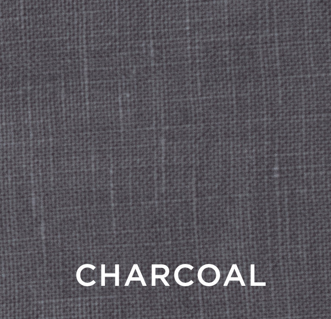 An example of the charcoal-colored linen.