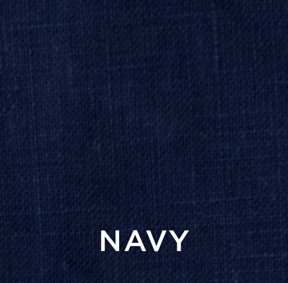 An example of the navy linen color