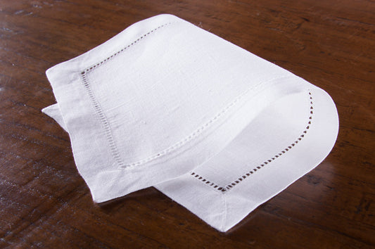Heirloom Estate Linen Oblong Cocktail Napkin
