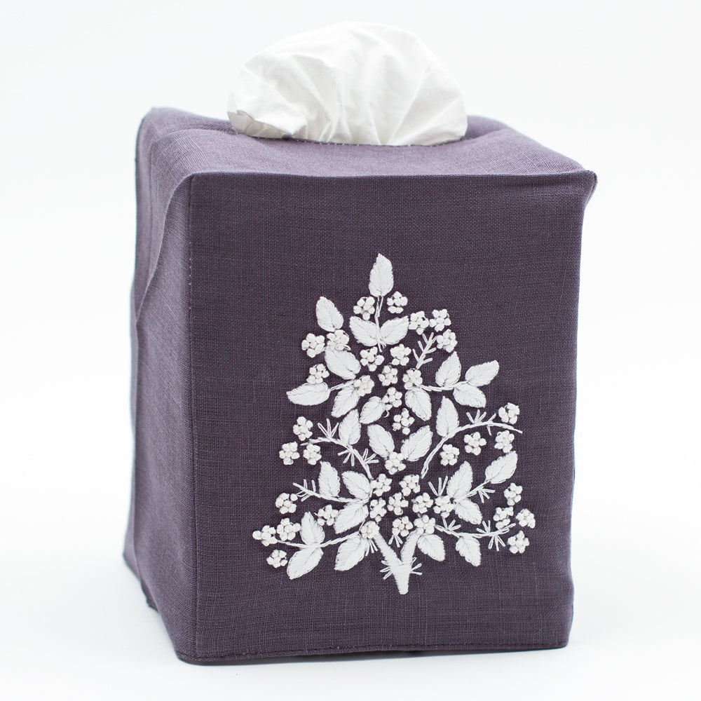 Jardin Classic Linen Boutique Tissue Box Cover