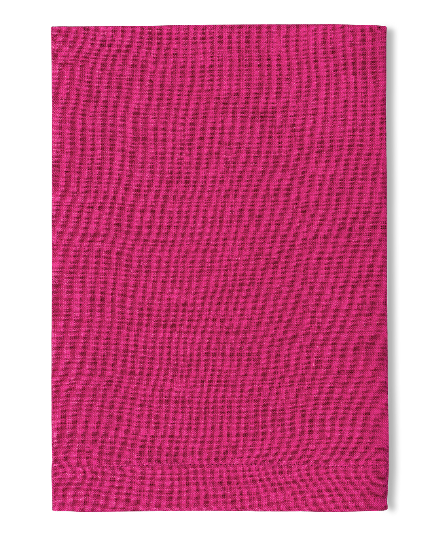 A linen napkin in the berry color