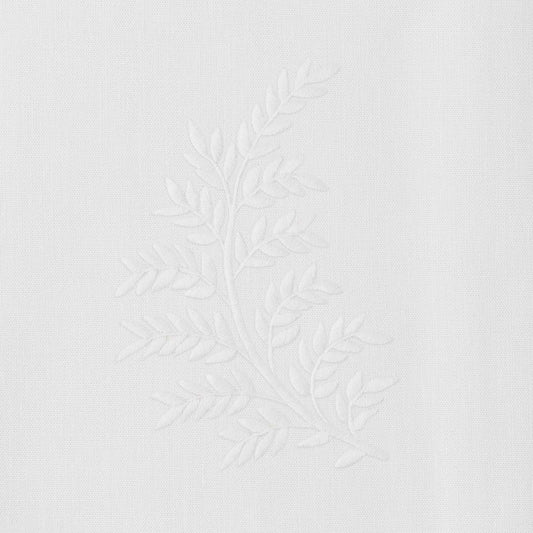 Leaves White Hand Towel
