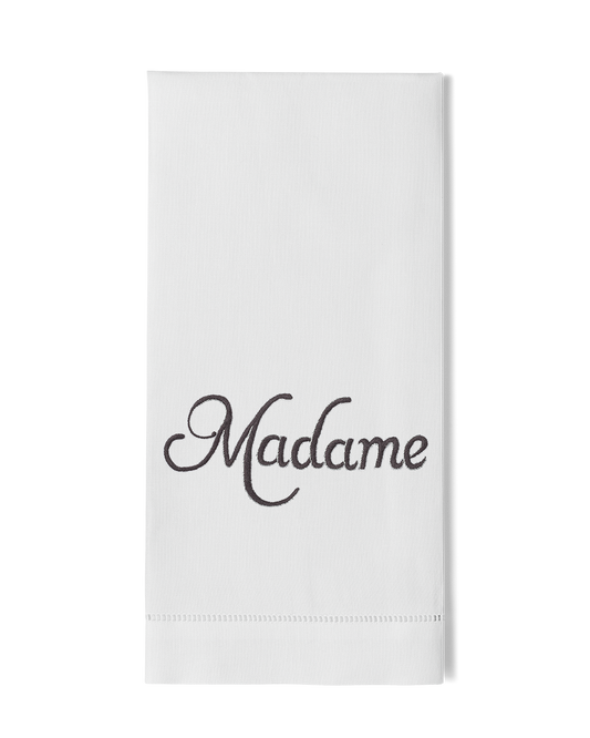 Madame Silver Hand Towel