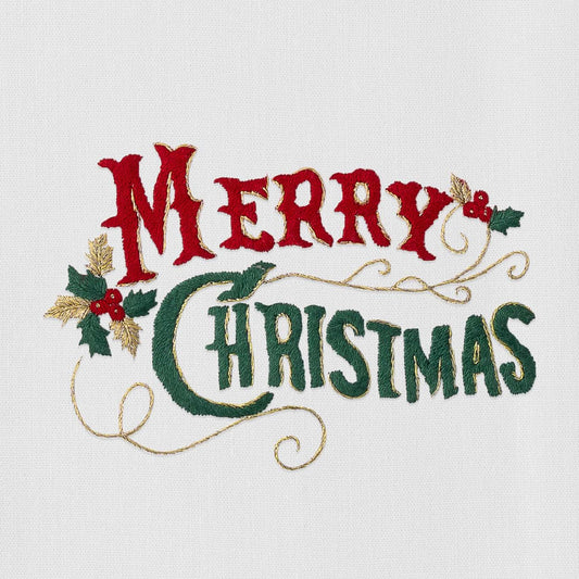 Merry Christmas Classic Hand Towel