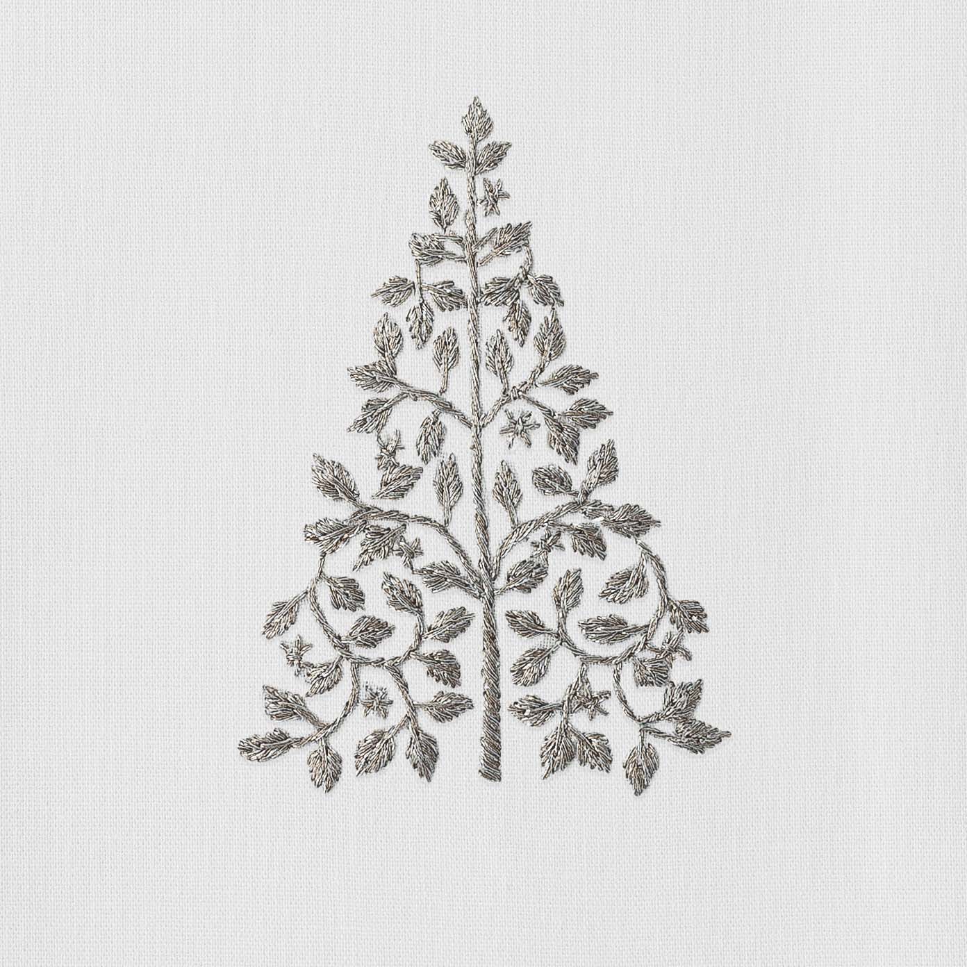 Mod Tree Silver Hand Towel - Thumbnail 5