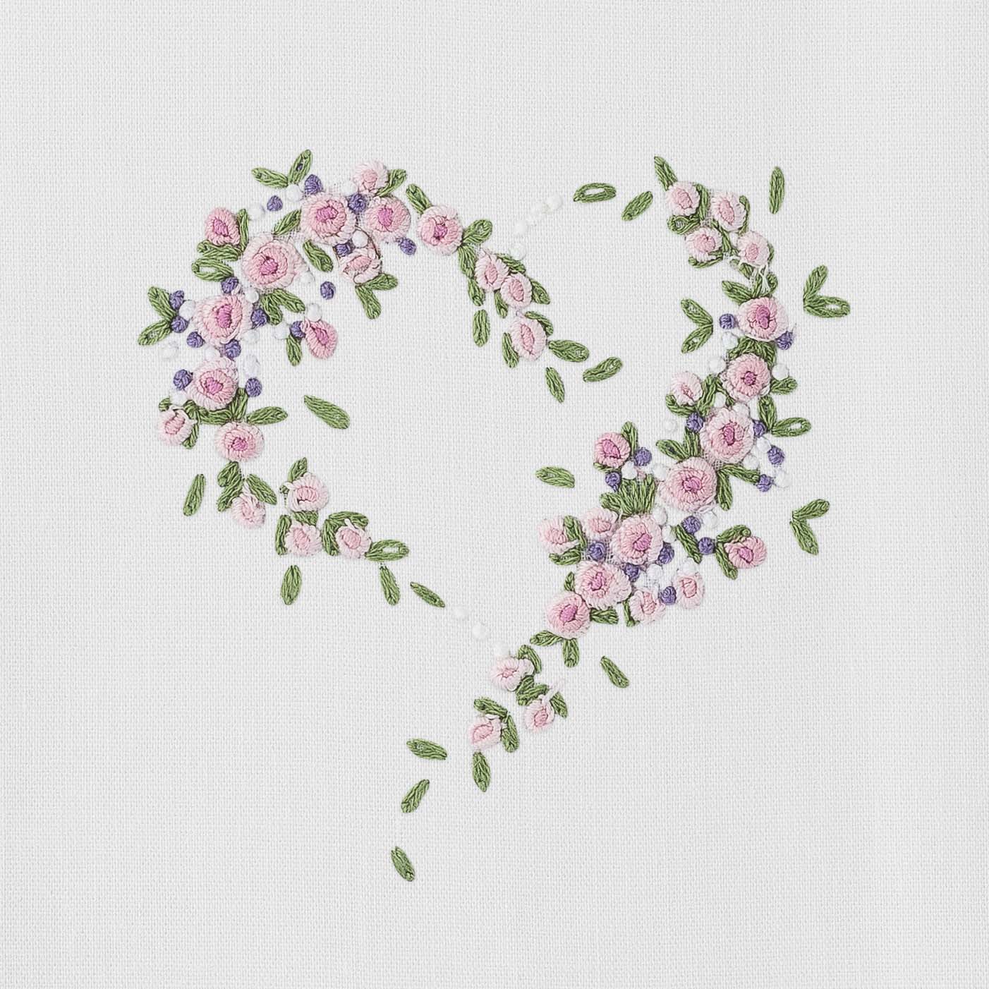 Scatter Flower Heart Towel - Thumbnail 2